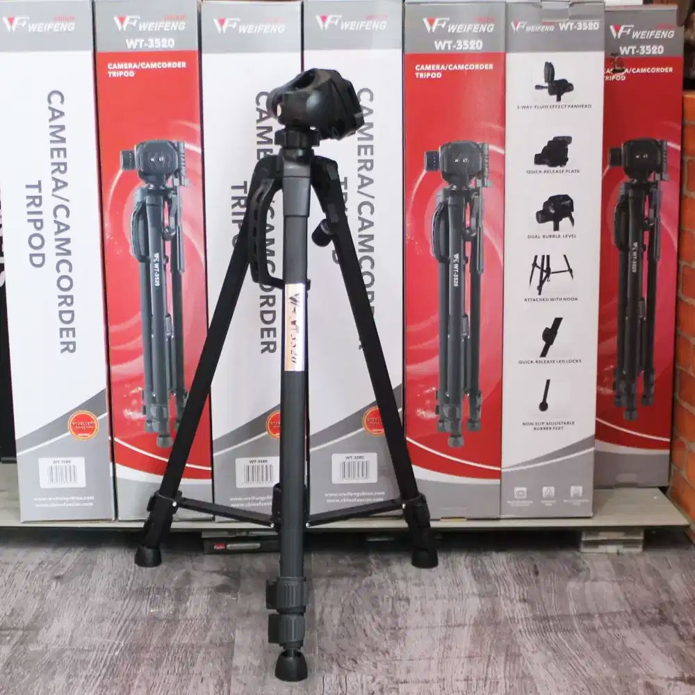 Weifeng WT3520 - Chân Đế Tripod Chuyên Chiệp Cho Điện Thoại Và Máy Ảnh