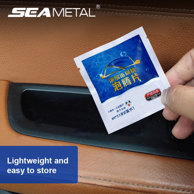 Viên sủi lau rửa kính xe hơi SEAMETAL đa năng tiện lợi
