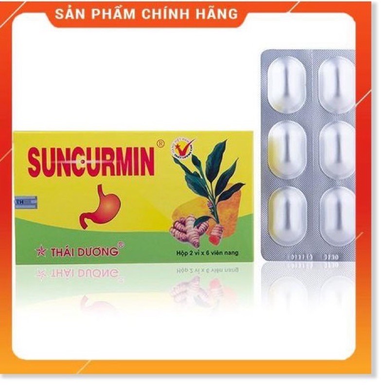 🌱🌱 TPBVSK viên uống Suncurmin - hỗ trợ viêm loét dạ dày ( hàng chính hãng )