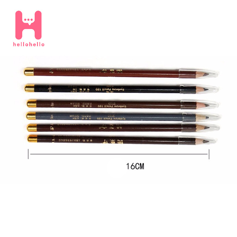 bán Hot  Lông Mày Pencil Waterproof Mỹ Phẩm Lasting Dài 6 Màu Sắc Gjr Hellohello.vn