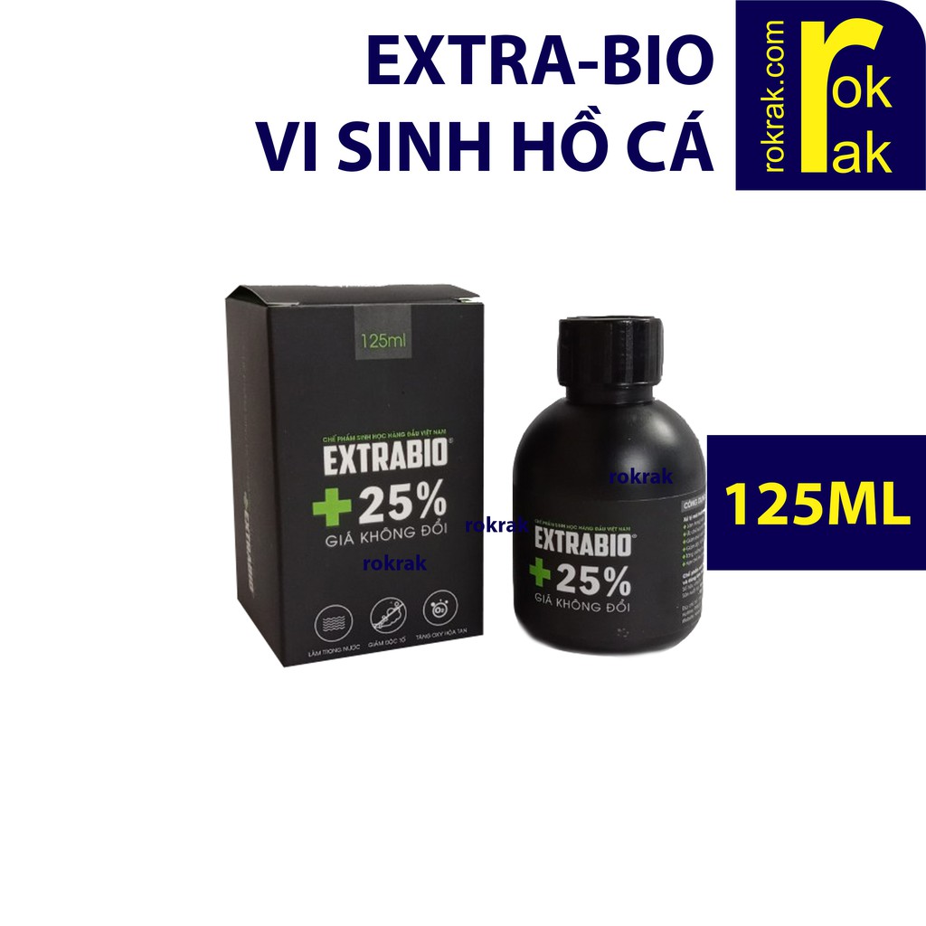 MULTIBIO MỚI / Extra Bio 125ml Extrabio vi sinh tươi cho lọc hồ thủy sinh cá cảnh