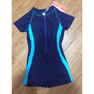 Đồ bơi bikini liền thân tay ngắn cá tính_75
