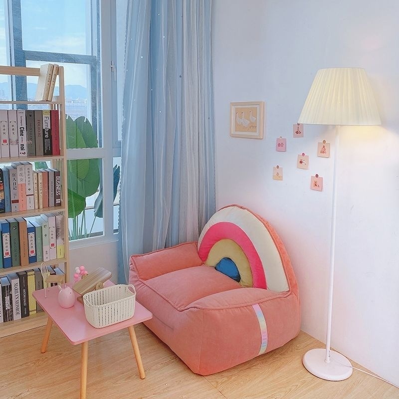 Ghế sofa lười cầu vồng căn hộ nhỏ net ghế màu đỏ phòng ngủ ghế tựa ban công