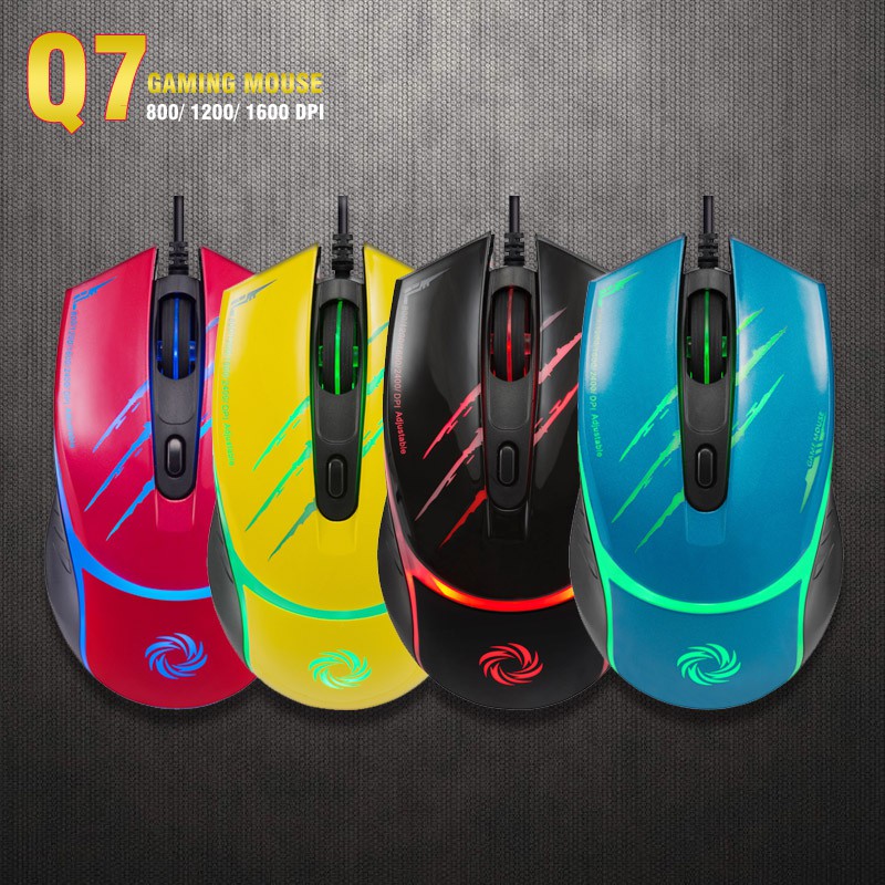 Chuột Coolerplus CPM Q7 (4 Màu)