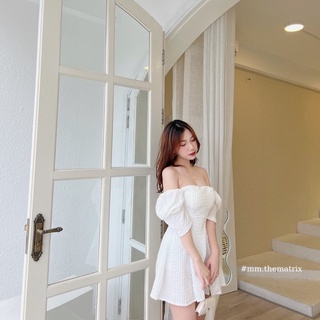 Váy xốp tay bồng (ảnh thật tự chụp)