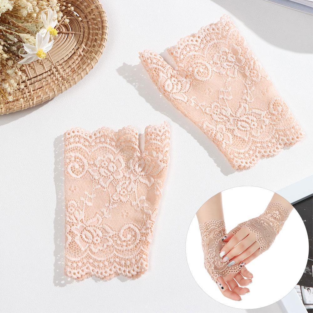 WONDER Găng Tay Lái Xe Chống Nắng Phối Ren Thời Trang Xuân Hè