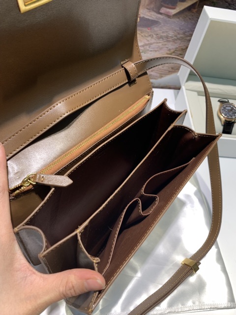 Túi ciline màu nâu bò