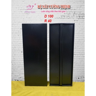 MÂM SẮT, TẤM MÂM SẮT màu Đen, Dài 100cm, Rộng 40cm - Lắp ráp kệ sắt v lỗ, kệ sắt đa năng, sắt v lỗ