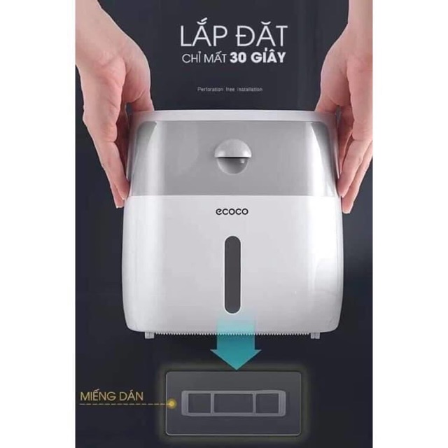Hộp đựng giấy vệ sinh Ecoco | BigBuy360 - bigbuy360.vn