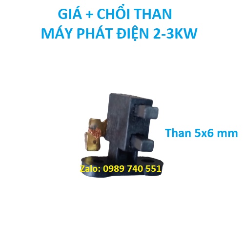 Cổ góp máy phát điện 1.5KW -7KW tặng kèm 01 đôi than + ổ than