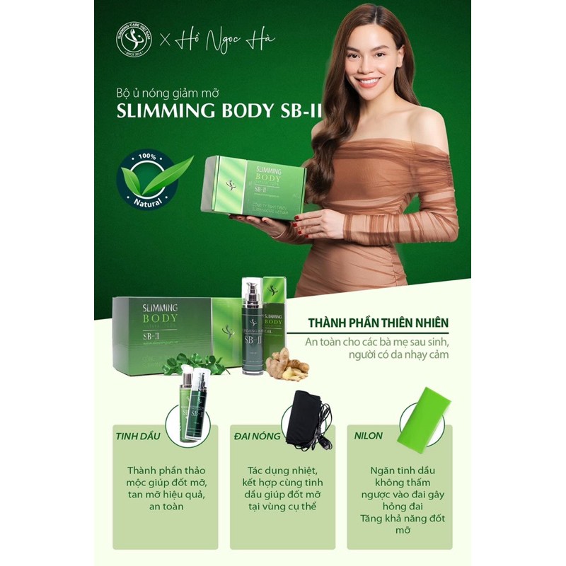 Đai quấn nóng giảm mỡ SLIMMING BODY 2