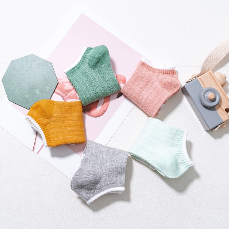 Set 10 Đôi Tất Nữ Ngắn Cổ 2 Sọc Siêu Hot