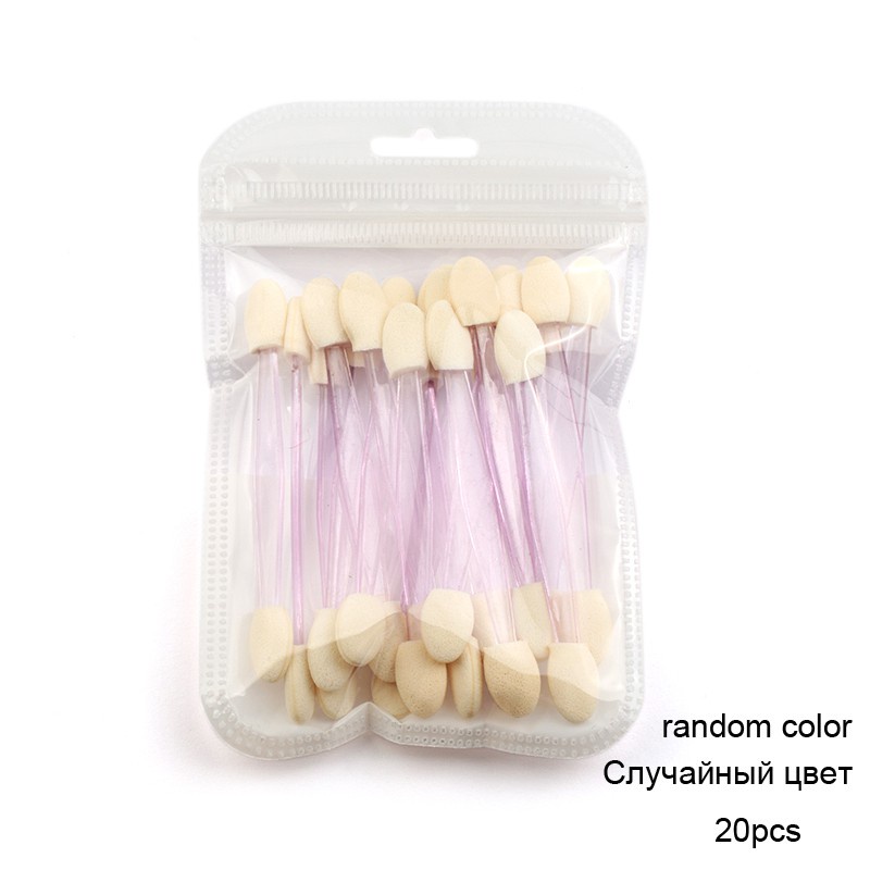 Set 20 Cọ Vẽ Móng Tay Hai Đầu Mút Xốp Tráng Gương DIY