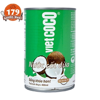 🍞NƯỚC CỐT DỪA ĐÓNG LON VIETCOCO 400ML🍞