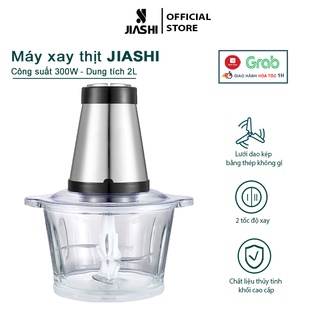 Mua Máy Xay Thịt Đa Năng JIASHI Cối Inox  Thủy Tinh 4 Lưỡi  Công suất 300W Dung Tích 2L MXT01