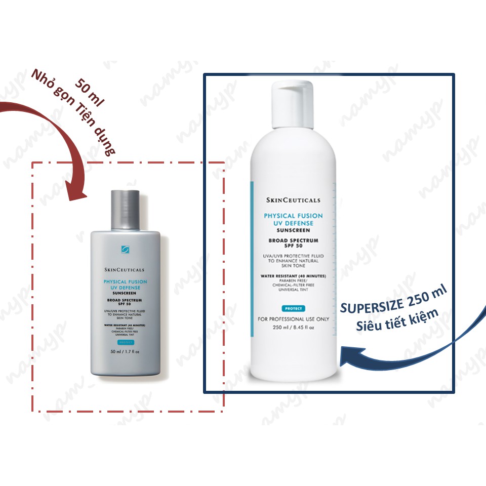 [US] [SUPERSIZE] Kem Chống Nắng SkinCeuticals Physical Fusion UV Defense SPF 50 250ml