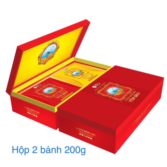 Bánh trung thu Yến sào Khánh Hoà (hộp 2 bánh 200g/bánh)