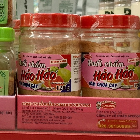 Muối chấm hảo hảo tôm chua cay 120g