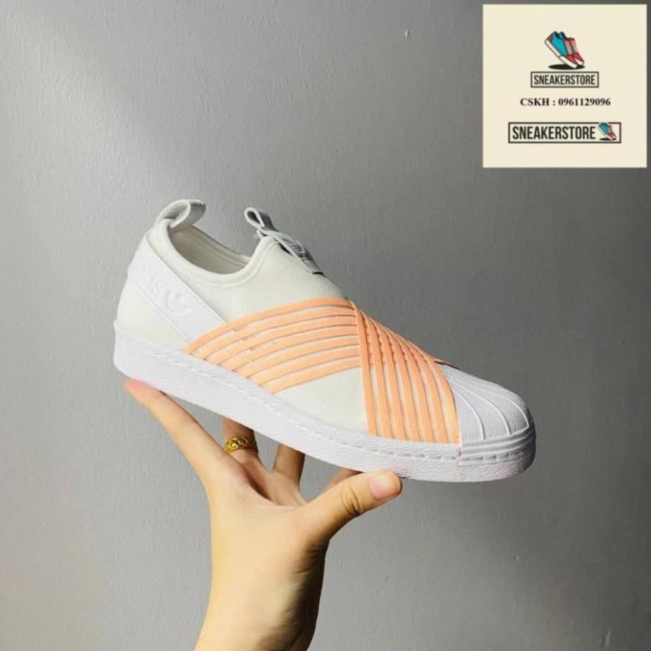 🐱 [Chính Hãng] Giày Adidas Superstar Slip on Nam Nữ Có Sẵn D96704 🌻