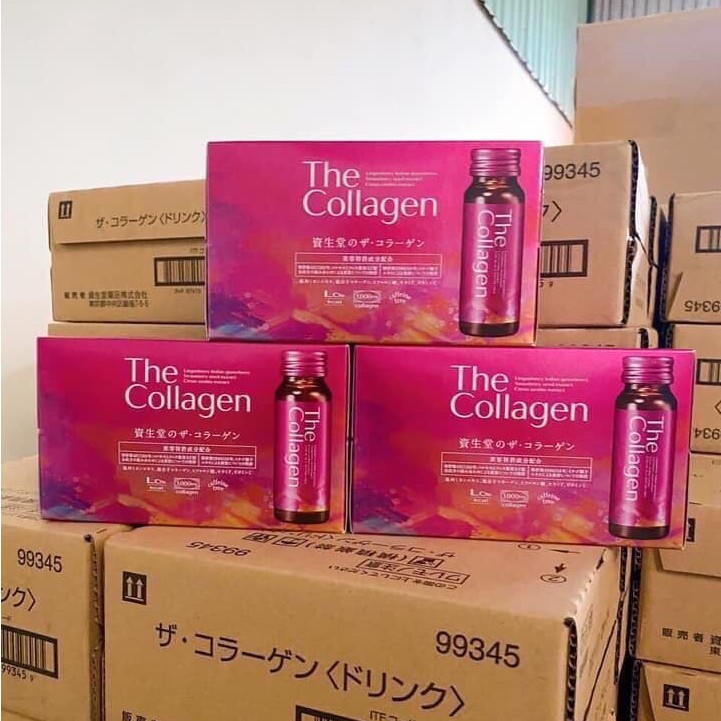 [ Mẫu Mới ] Nước The collagen shiseido dạng nước uống hộp 10 lọ 50ml | Thế Giới Skin Care