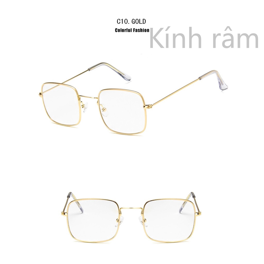 Kính mát hình vuông cao cấp thời trang cho nữ