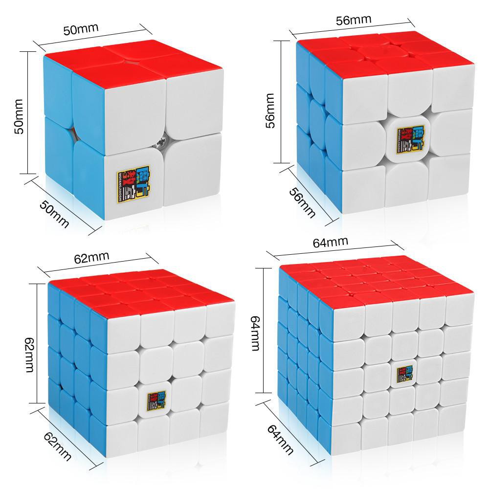 🔥Hot🔥 Combo 5 Khối Rubik 2x2, 3x3, 4x4, 5x5, Pyraminx . Rubic Đồ Chơi Thông Minh 2345