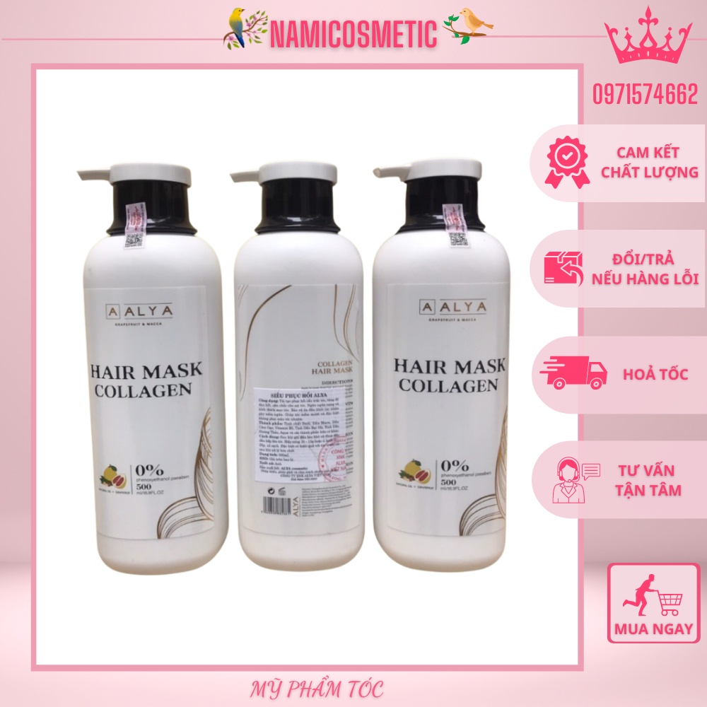 Kem Hấp Ủ Tóc Bưởi Grapefruit Macca Collagen Phục Hồi Siêu Mềm Mượt 500ML. HÀNG CHÍNH HÃNG