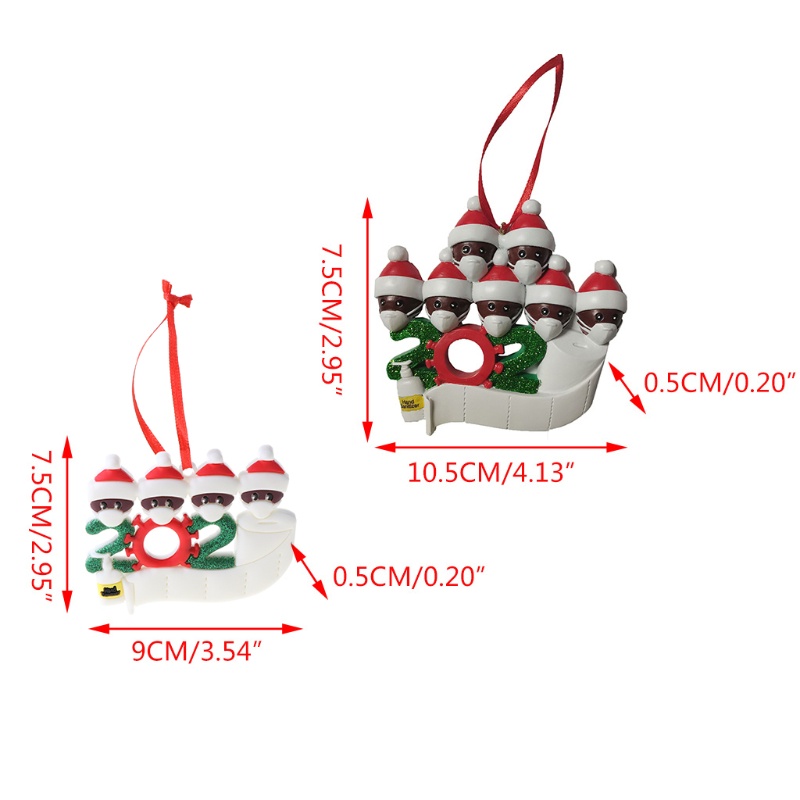 Phụ Kiện Trang Trí Cây Thông Giáng Sinh 2020 Gồm Khăn Giấy Vệ Sinh Mặt Miệng Và Nước Rửa Tay DIY
