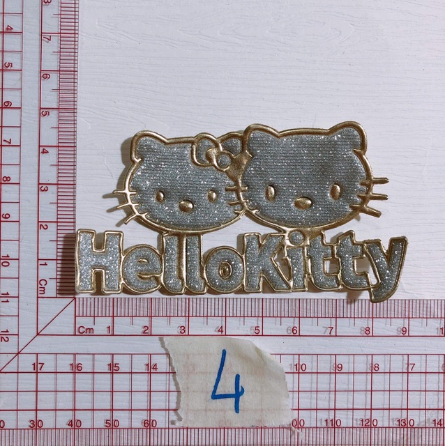 Sticker thêu,patch thêu,hình thêu bướm,kitty,kappa