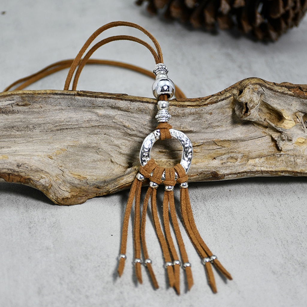 Vòng Cổ Choker Thiết Kế Tua Rua Phong Cách Bohemian Cá Tính Dành Cho Nữ