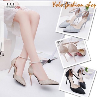 Giày cao gót nữ đế 7p gót nhọn và mũi xinh xắn