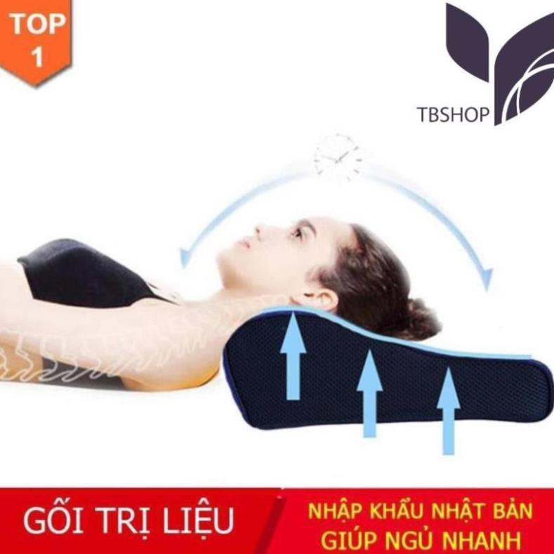 [GIẢM GIÁ SỐC] Gối NHẬT BẢN Chống Thoái Hóa Đốt Sống Cổ, Giúp Ngủ Nhanh, Hết Mất Ngủ, Chữa Ngáy Ngủ, Chống Trào Ngược