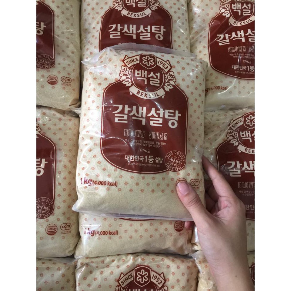 Đường Vàng (Nâu) Hàn Quốc Beksul gói 1kg