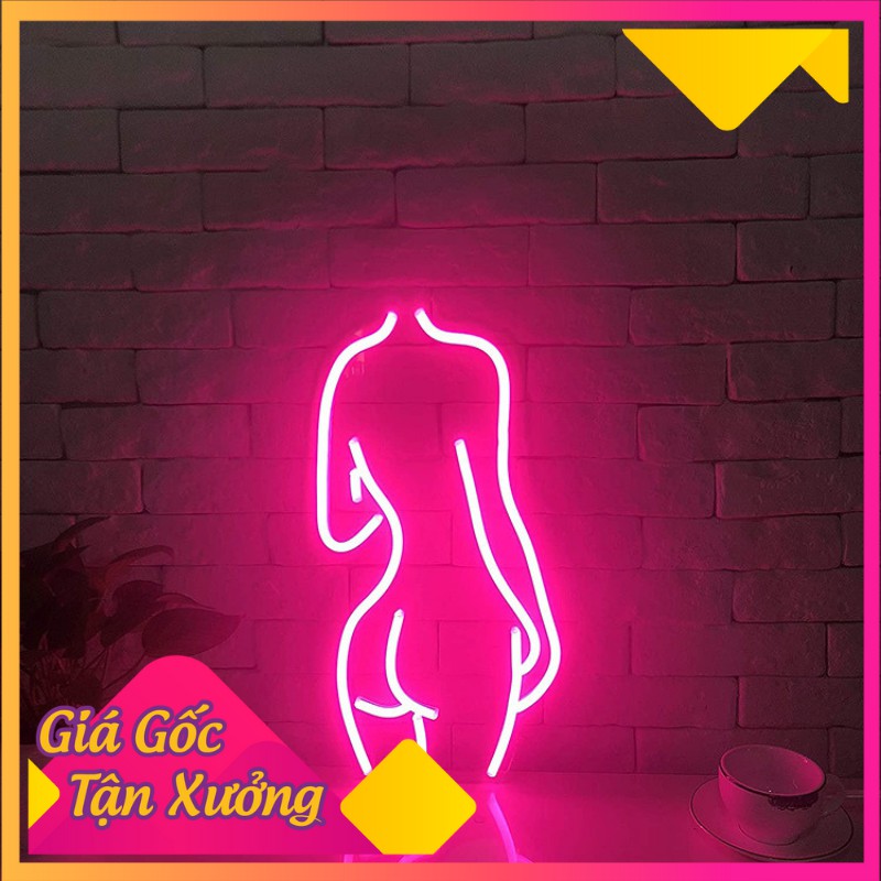 Đèn Led Neon Decor Phòng Ngủ Dáng Thiếu Nữ  Hot Trend 2021 Trang Trí Căn Phòng Nhỏ Của Bạn