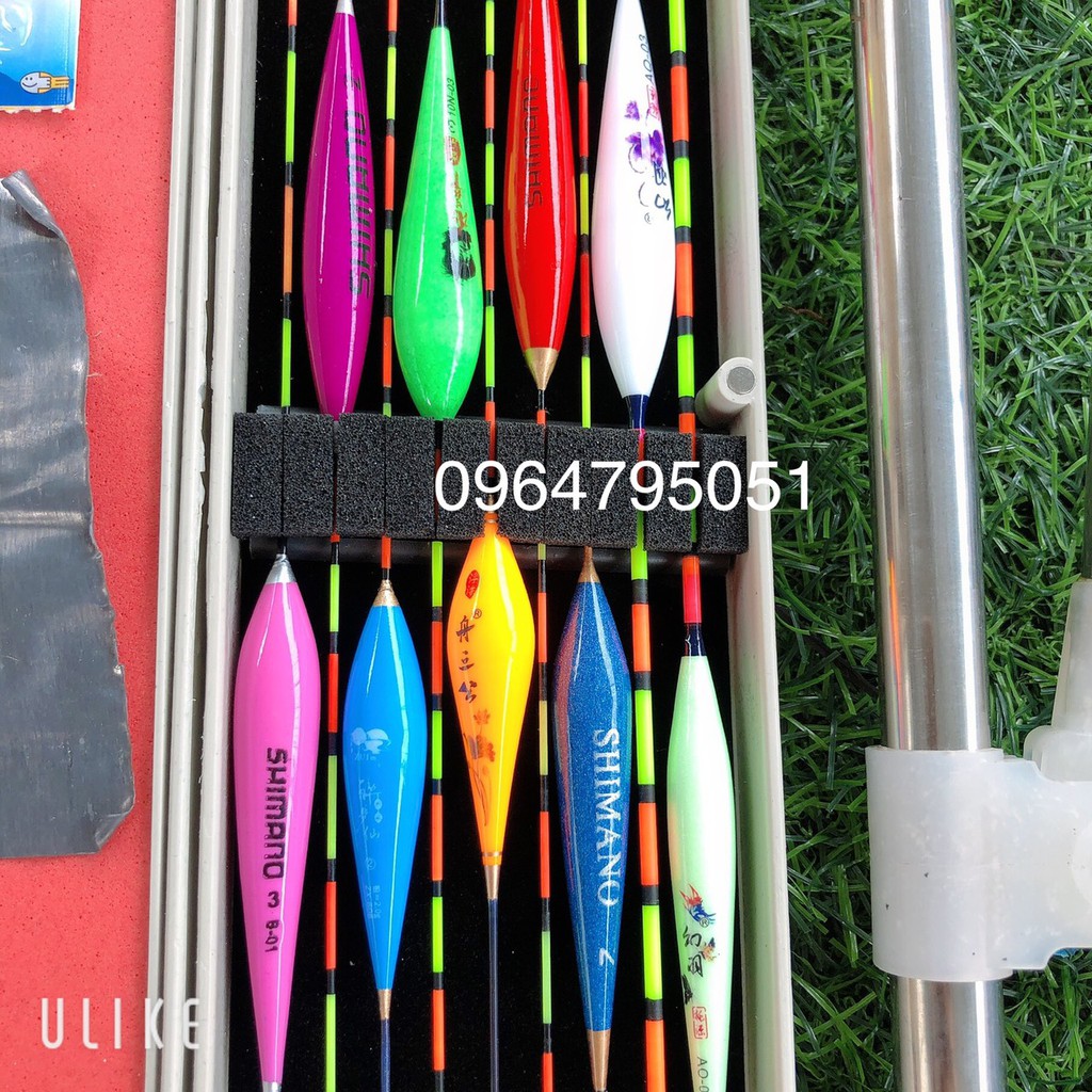 Combo phao câu đài kèm phao câu đài phao chạy và chống cần