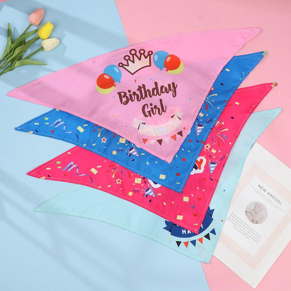 Khăn Choàng Cổ Kiêm Khăn Yếm Tùy Chỉnh Kích Thước 1 Cái Cho Thú Cưng