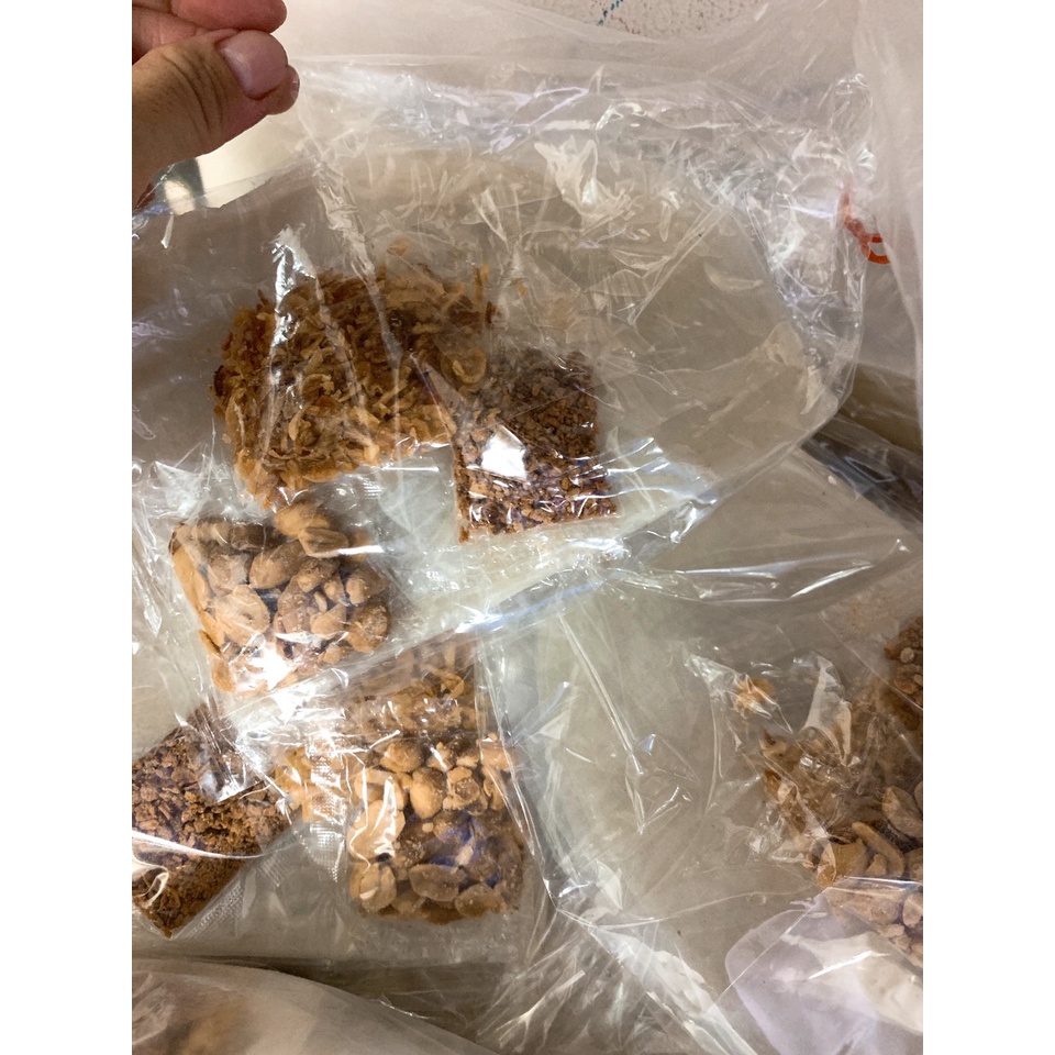 Combo 10 bịch bánh tráng muối tôm hành phi