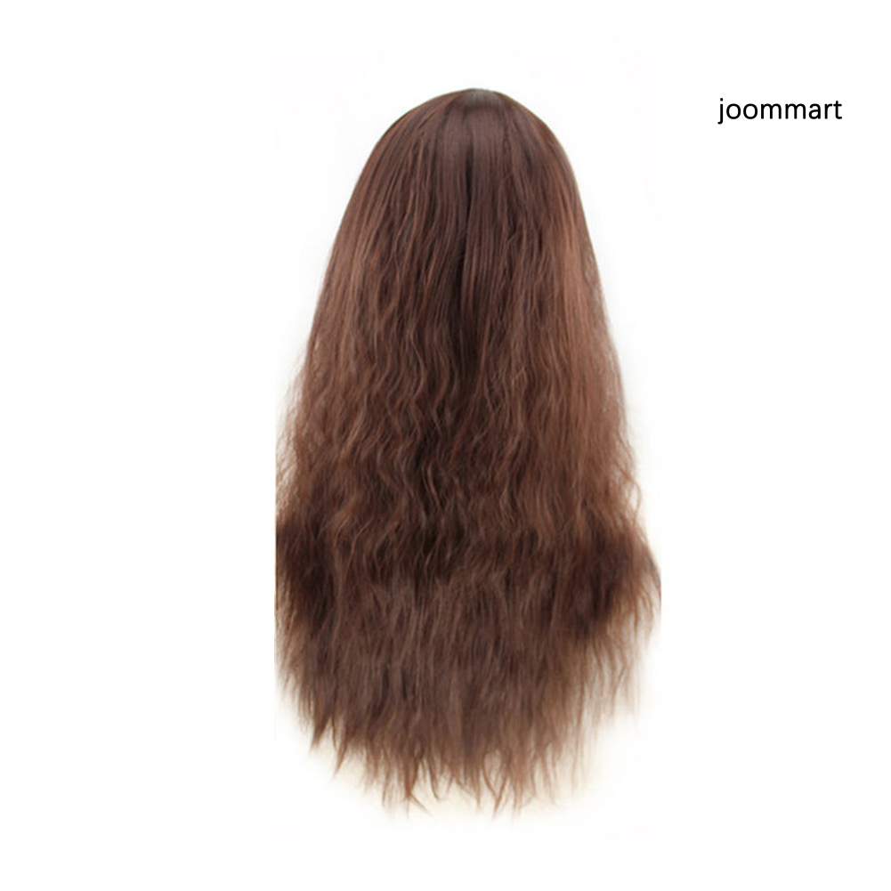 Tóc giả dáng dài 65cm xoăn gợn sóng thời trang nhiều màu sắc cho nữ