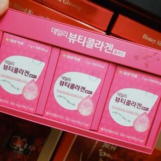 Thanh lý: Collagen uống Hàn Quốc dạng bột hộp 30 gói