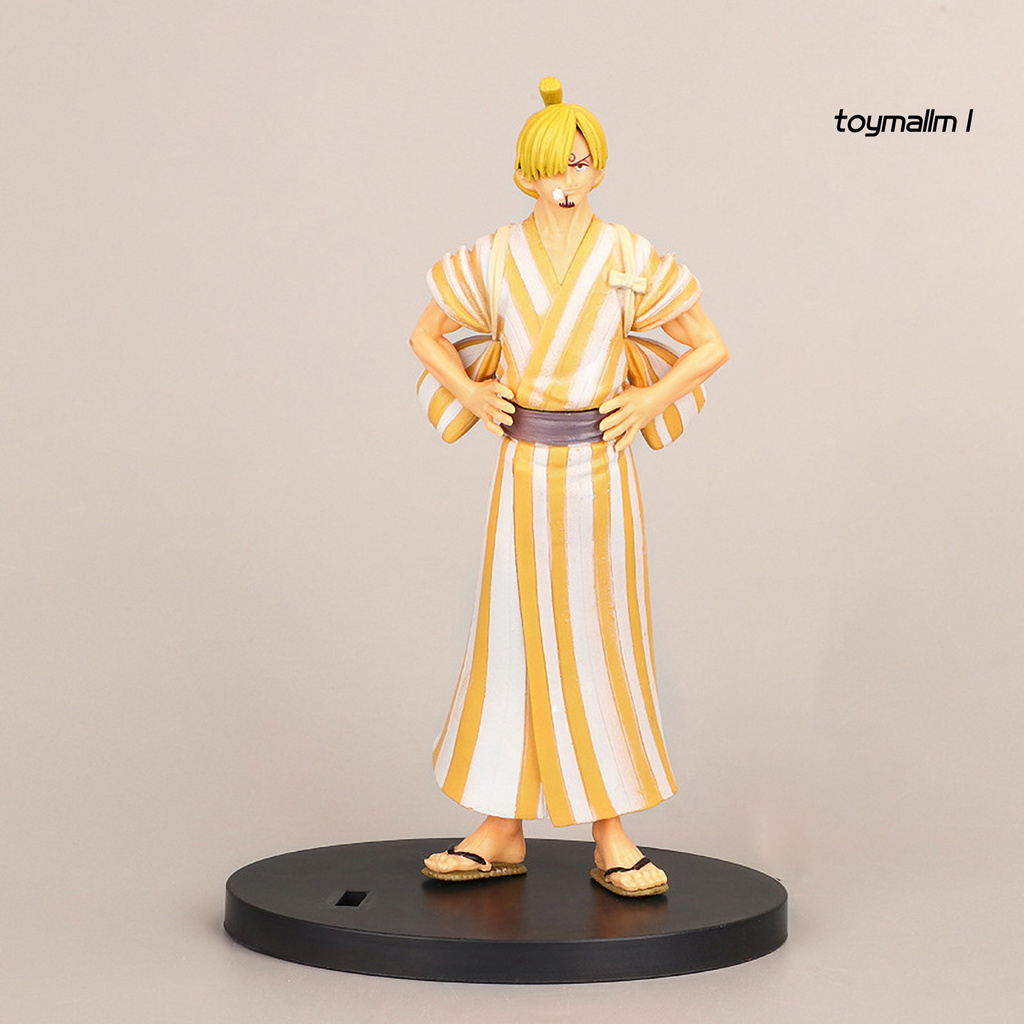 toymall Anime Doll Model One Piece Character Shape Collectable Miniature Toys Display Mold for Cake Decoration