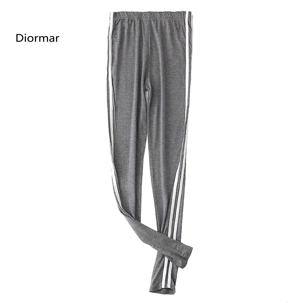 Quần legging thể thao kẻ sọc thời trang cho nữ