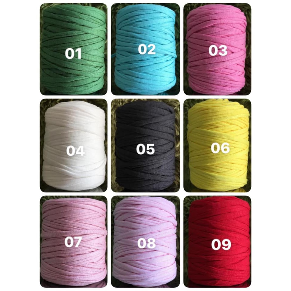 Sợi vải 250 gram bảng màu 1-20