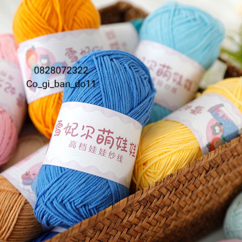 Len Baby Yarn Loại 1 Mã Màu 21-40.