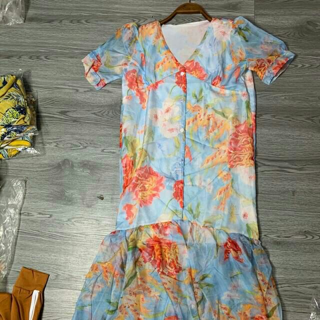 🌻Đầm đuôi cá hoa🌻
