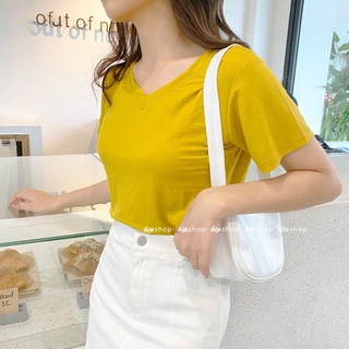ÁO THUN CỔ V