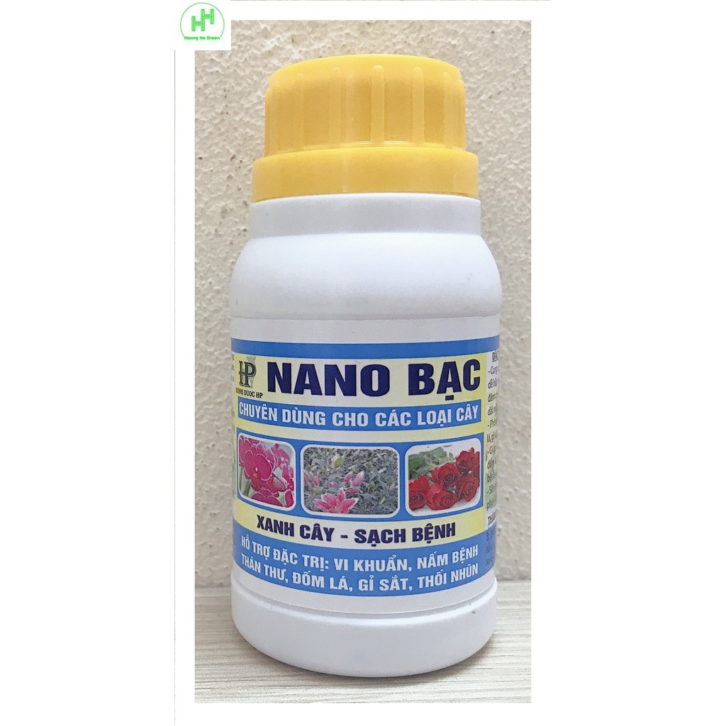 Combo NANO Đồng + NANO Bạc Chuyên Dùng Cho Các Loại Cây, Đặc Trị: Thán Thư, Đốm Lá, Gỉ Sắt, Thối Nhũn, Thể Tích: 100ml/L