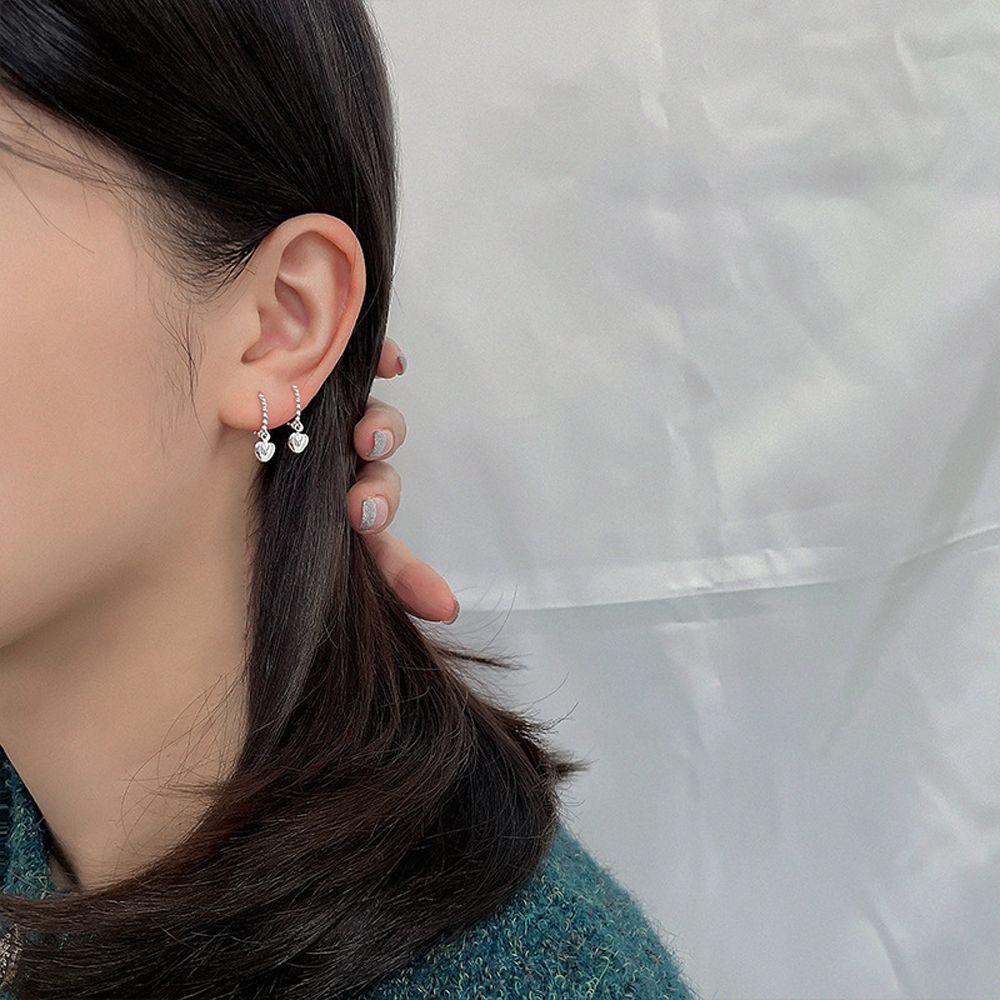 Khuyên Tai Dạng Vòng Tròn Đính Hạt Phong Cách Vintage Thanh Lịch Cho Nữ