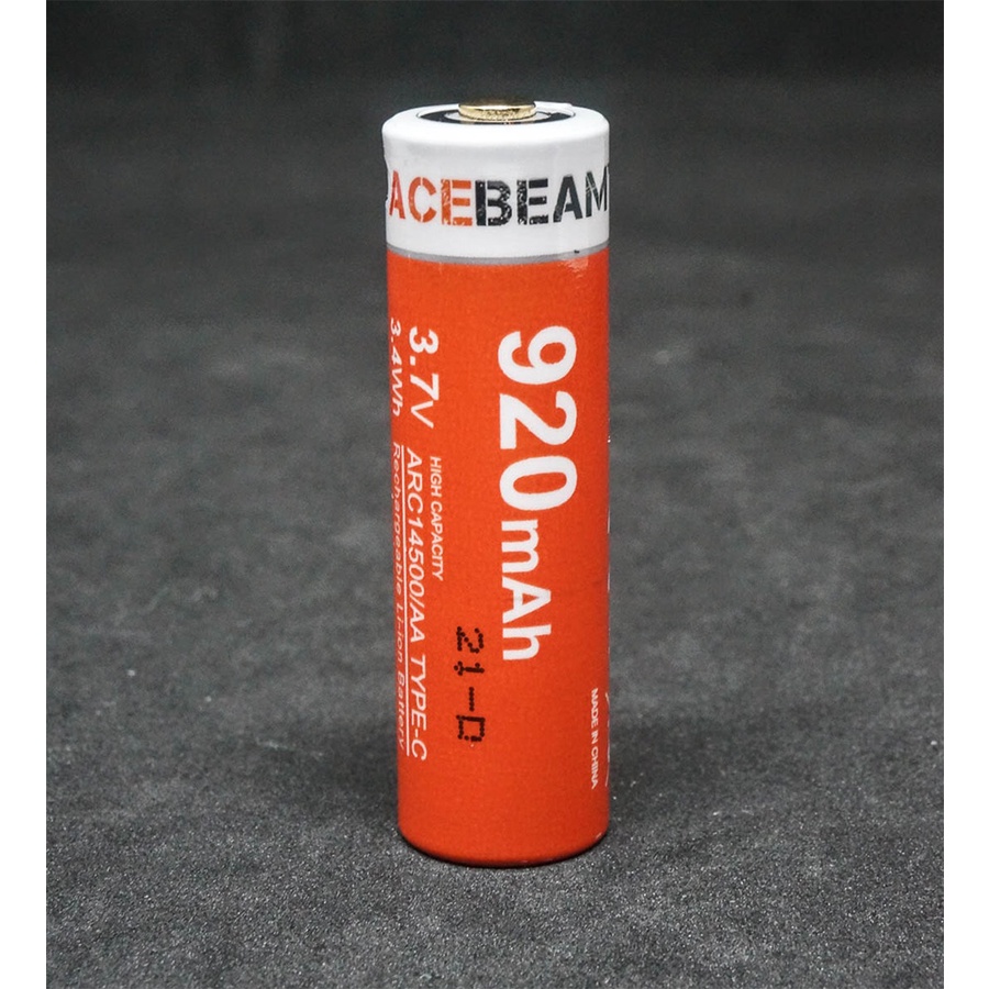 Pin sạc ACEBEAM 14500 dung lượng 920mAh có cổng sạc USB-C