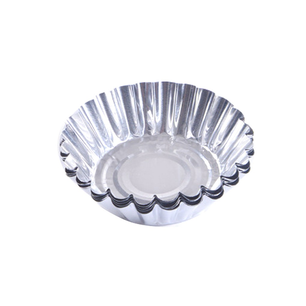 Set 50 Cốc Giấy Bạc Nướng Bánh Trứng Chống Dính Chịu Nhiệt Tốt Tiện Dụng