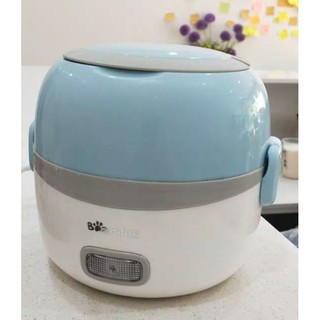 (CÓ SẴN)  HỘP CƠM HÂM NÓNG 2 TẦNG BEAR